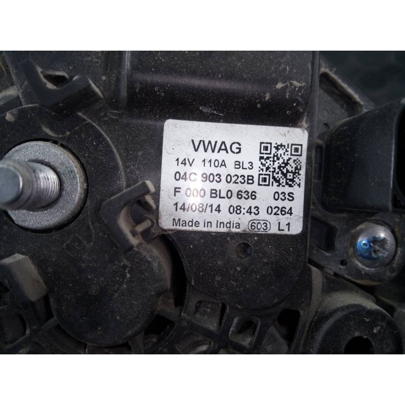 Recambio de alternador para seat mii (kf1) reference referencia OEM IAM 04C903023B  P3-A4-3-2