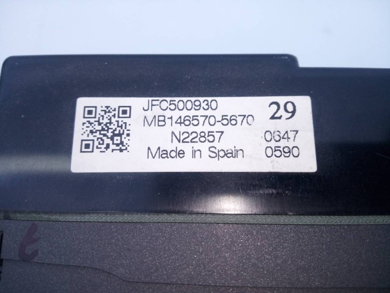 Recambio de mando climatizador para land rover range rover sport v8 td se referencia OEM IAM MB1465705670  E3-B3-34-3