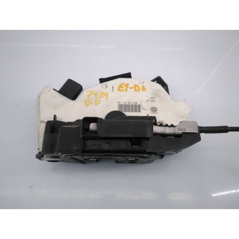 Recambio de cerradura puerta delantera derecha para seat mii (kf1) reference referencia OEM IAM 1S1837016C  E1-B6-36-2