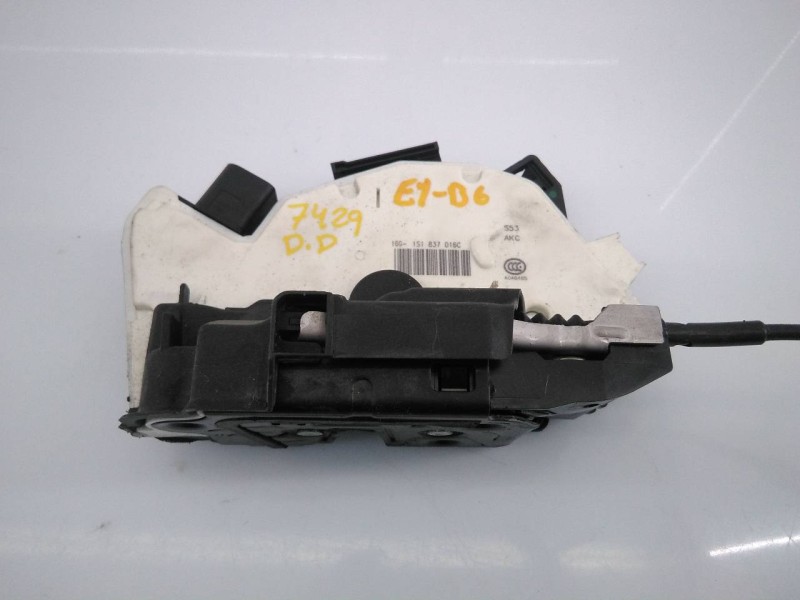 Recambio de cerradura puerta delantera derecha para seat mii (kf1) reference referencia OEM IAM 1S1837016C  E1-B6-36-2