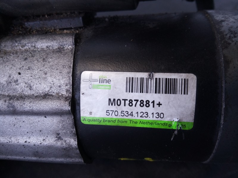 Recambio de motor arranque para dacia duster laureate 4x2 referencia OEM IAM M0T87881 570534123130 P3-A10-13-2
