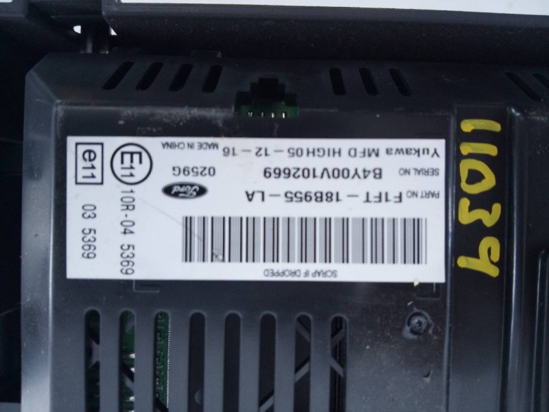 Recambio de sistema audio / radio cd para ford focus lim. st-line referencia OEM IAM F1ET18K811BD F1BT18C815GL E3-B2-28-2