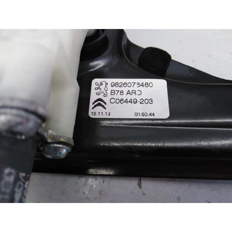 Recambio de elevalunas trasero derecho para citroën c4 picasso shine referencia OEM IAM 9826075480  E1-A4-8-1