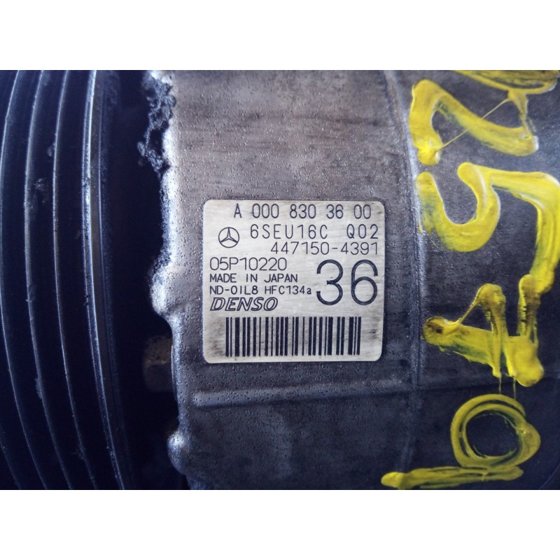 Recambio de compresor aire acondicionado para mercedes-benz clase clk (w207) coupe e 350 cdi blueefficiency (207.323) referencia