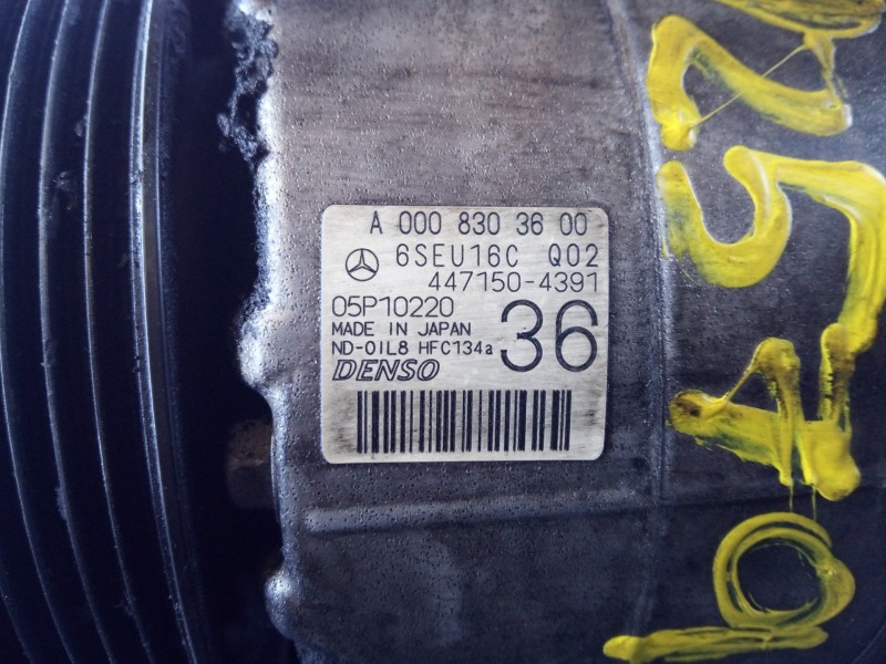 Recambio de compresor aire acondicionado para mercedes-benz clase clk (w207) coupe e 350 cdi blueefficiency (207.323) referencia