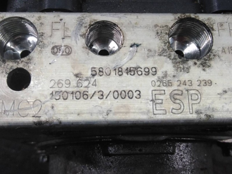Recambio de abs para iveco daily furgón fg 33 s ... v batalla 3000 referencia OEM IAM 5801815699 15010630003 P3-A8-4-5