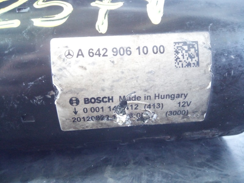 Recambio de motor arranque para mercedes-benz clase clk (w207) coupe e 350 cdi blueefficiency (207.323) referencia OEM IAM A6429