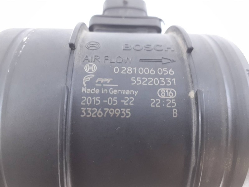 Recambio de caudalimetro para iveco daily furgón fg 33 s ... v batalla 3000 referencia OEM IAM 0281006056 55220331 E3-B6-43-5