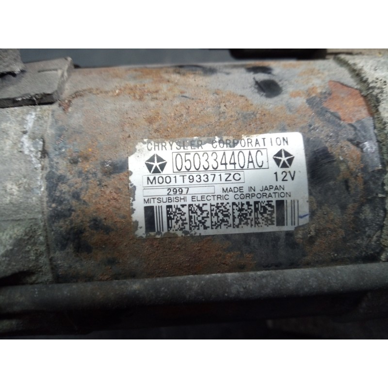 Recambio de motor arranque para chrysler jeep compass limited referencia OEM IAM 05033440AC  P3-A7-22-2