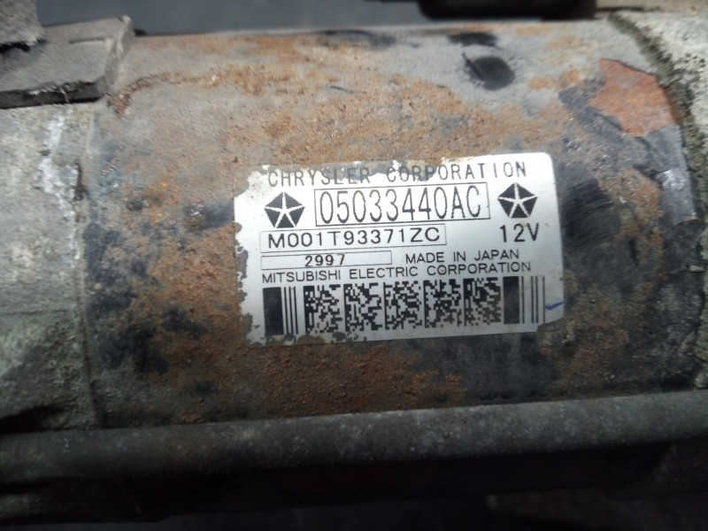 Recambio de motor arranque para chrysler jeep compass limited referencia OEM IAM 05033440AC  P3-A7-22-2