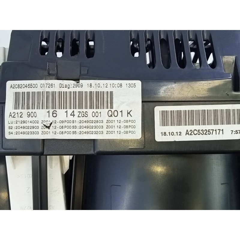 Recambio de cuadro instrumentos para mercedes-benz clase clk (w207) coupe e 350 cdi blueefficiency (207.323) referencia OEM IAM 