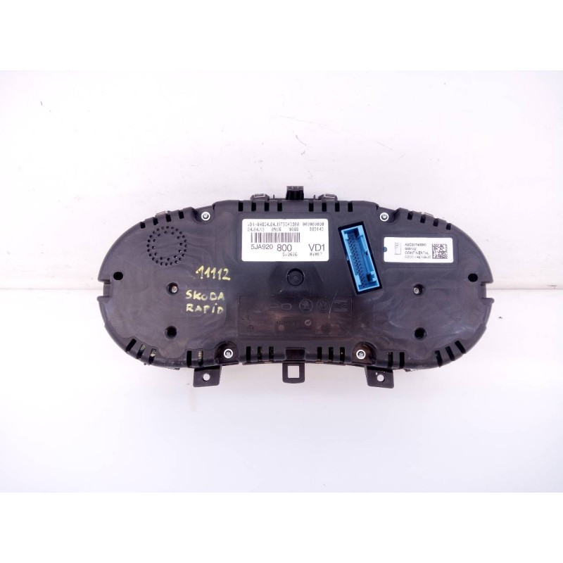 Recambio de cuadro instrumentos para skoda rapid active referencia OEM IAM 5JA920800 A2C31745800 E2-A1-28-1