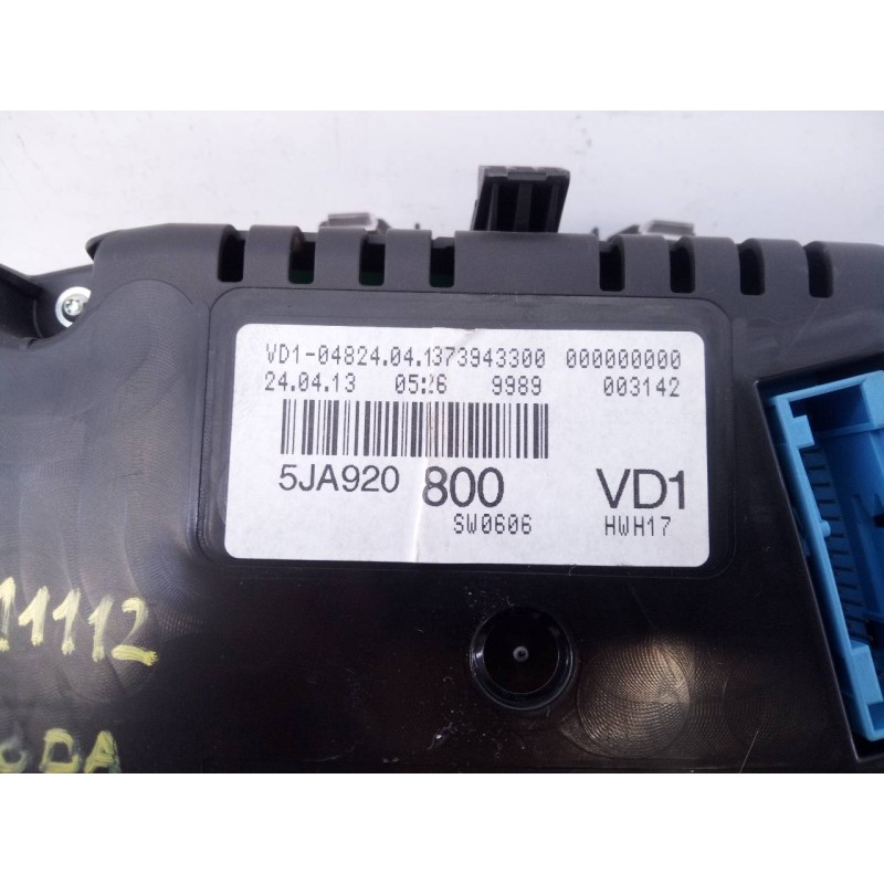 Recambio de cuadro instrumentos para skoda rapid active referencia OEM IAM 5JA920800 A2C31745800 E2-A1-28-1