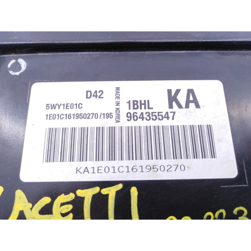 Recambio de centralita motor uce para chevrolet lacetti se referencia OEM IAM 96435547 52Y1E01C E3-A5-13-3