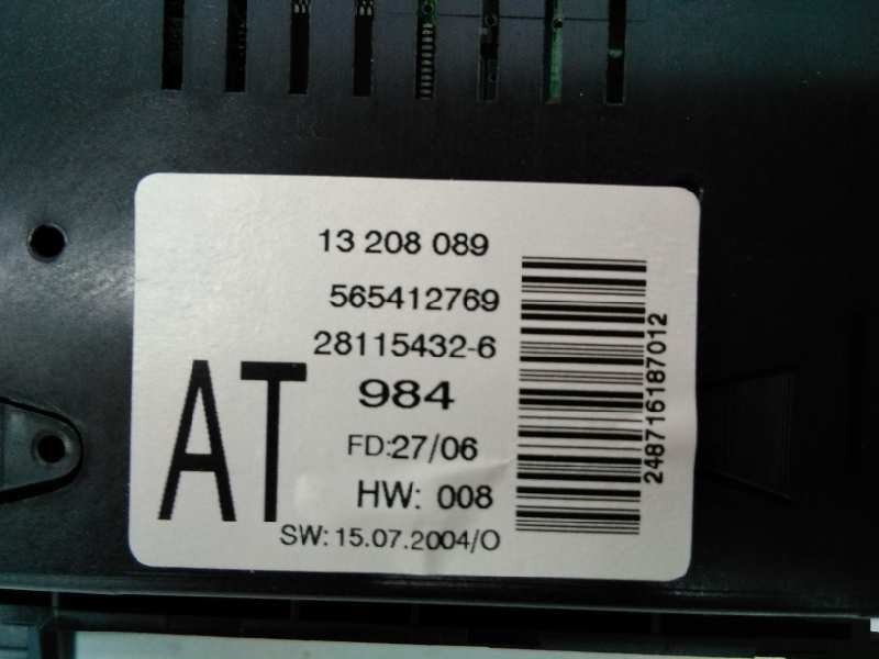 Recambio de pantalla multifuncion para opel astra h berlina enjoy referencia OEM IAM 13208089 565412769 E3-A5-34-2