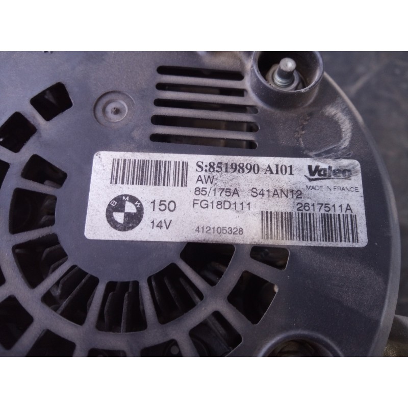 Recambio de alternador para bmw serie 3 lim. (f30) 316d referencia OEM IAM 8519890 2617511A P3-B5-9-3