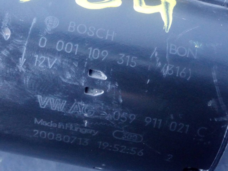 Recambio de motor arranque para audi a5 coupe (8t) 2.7 tdi referencia OEM IAM 059911021C 0001109315 P3-A10-33-1