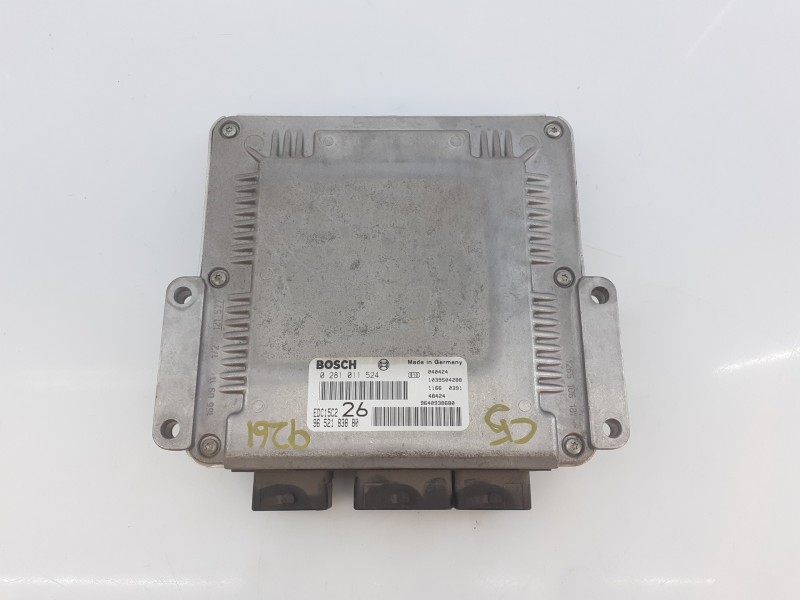 Recambio de centralita motor uce para citroën c5 berlina 2.0 hdi magic referencia OEM IAM 9652183880 0281011524 E3-B2-10-1