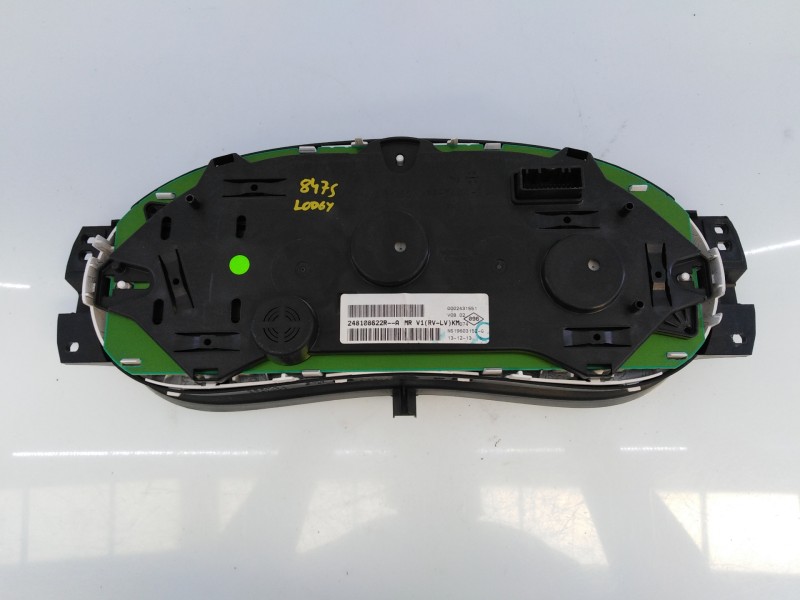 Recambio de cuadro instrumentos para dacia lodgy ambiance referencia OEM IAM 248108622R  E2-A1-2-3