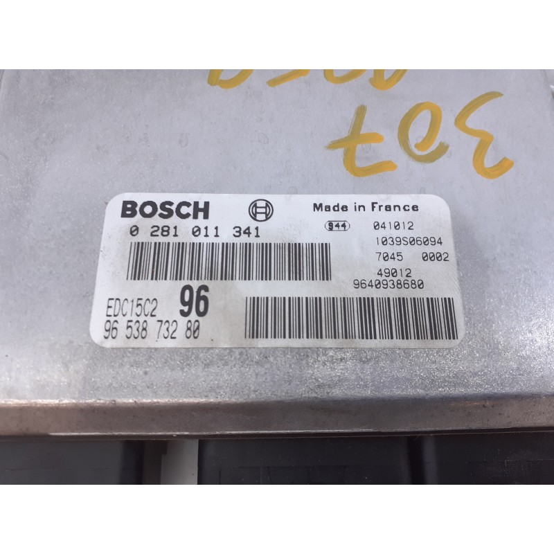 Recambio de centralita motor uce para peugeot 307 (s1) xr referencia OEM IAM 9653873280 0281011341 E3-B2-10-1