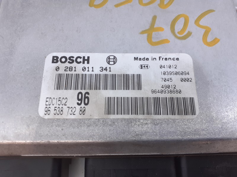 Recambio de centralita motor uce para peugeot 307 (s1) xr referencia OEM IAM 9653873280 0281011341 E3-B2-10-1