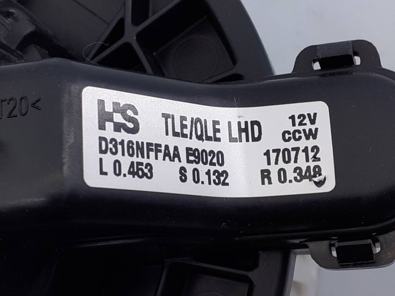 Recambio de ventilador calefaccion para kia sportage drive 2wd referencia OEM IAM D316NFFAAE9020  E3-A3-31-3