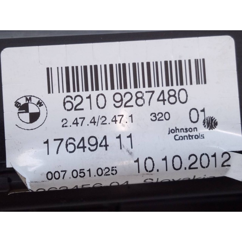 Recambio de cuadro instrumentos para bmw serie 3 lim. (f30) 316d referencia OEM IAM 17649411 236345604 E3-A2-23-3