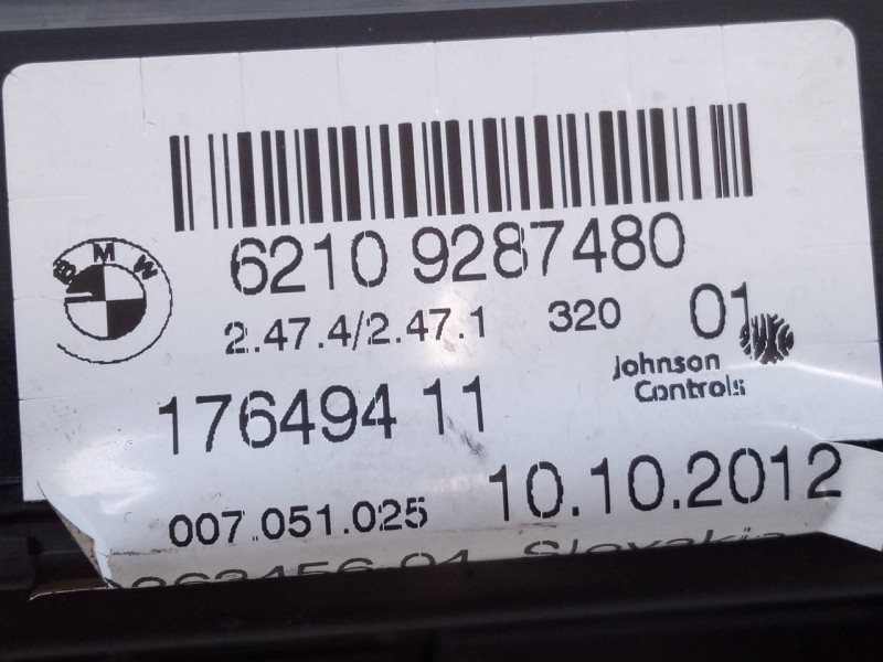 Recambio de cuadro instrumentos para bmw serie 3 lim. (f30) 316d referencia OEM IAM 17649411 236345604 E3-A2-23-3