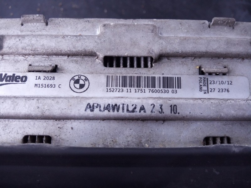 Recambio de intercooler para bmw serie 3 lim. (f30) 316d referencia OEM IAM IA2028 M151693C P2-A11-2