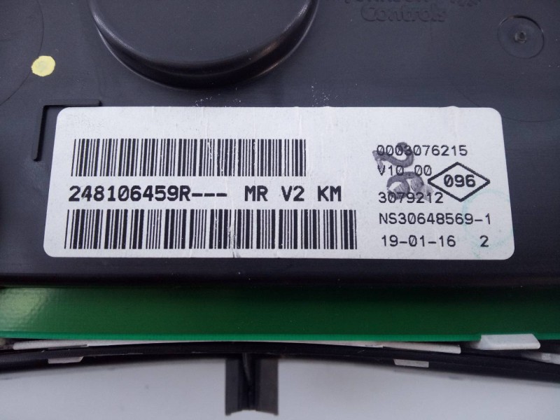 Recambio de cuadro instrumentos para dacia sandero stepway referencia OEM IAM 248106459R  E2-A1-35-2