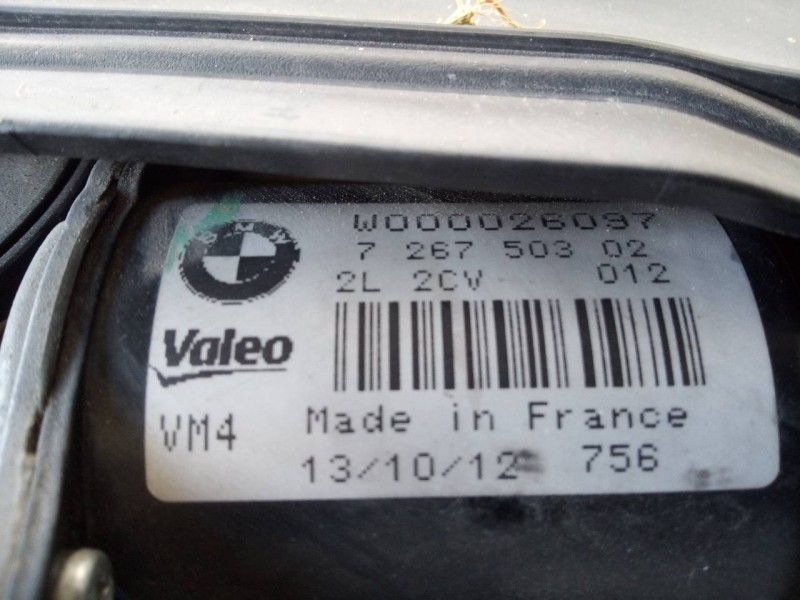 Recambio de motor limpia delantero para bmw serie 3 lim. (f30) 316d referencia OEM IAM 726750302  