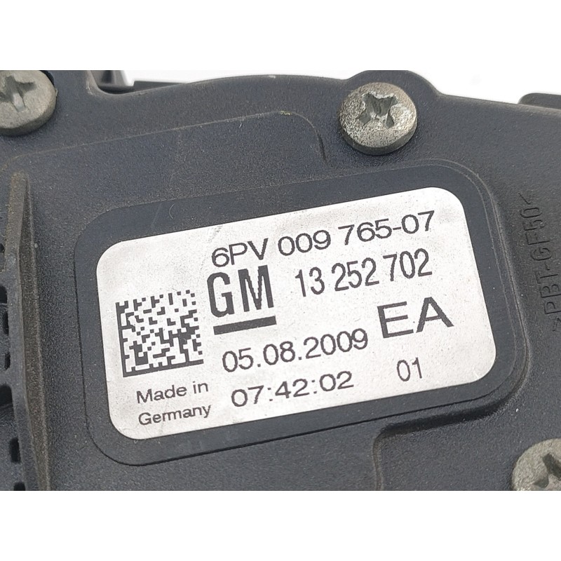 Recambio de pedal acelerador para opel astra j lim. cosmo referencia OEM IAM 13252702 6PV00976507 E3-A5-19-3