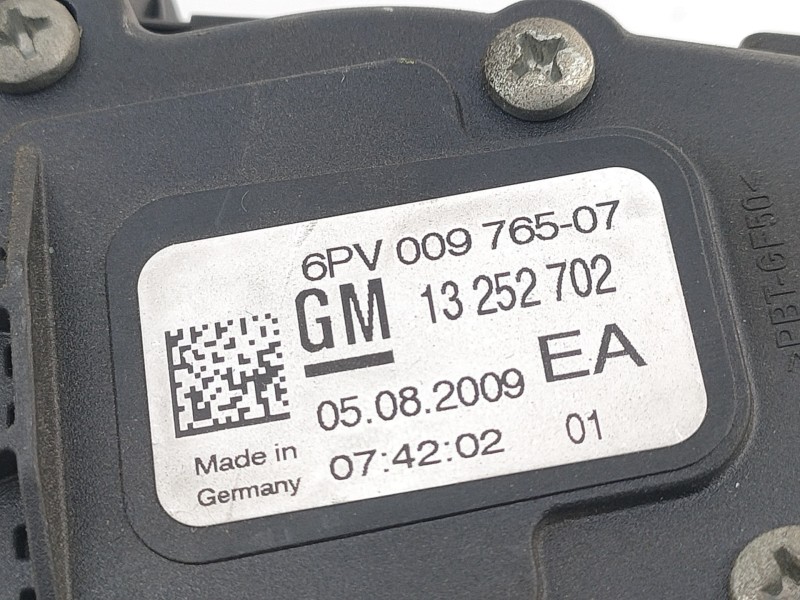 Recambio de pedal acelerador para opel astra j lim. cosmo referencia OEM IAM 13252702 6PV00976507 E3-A5-19-3