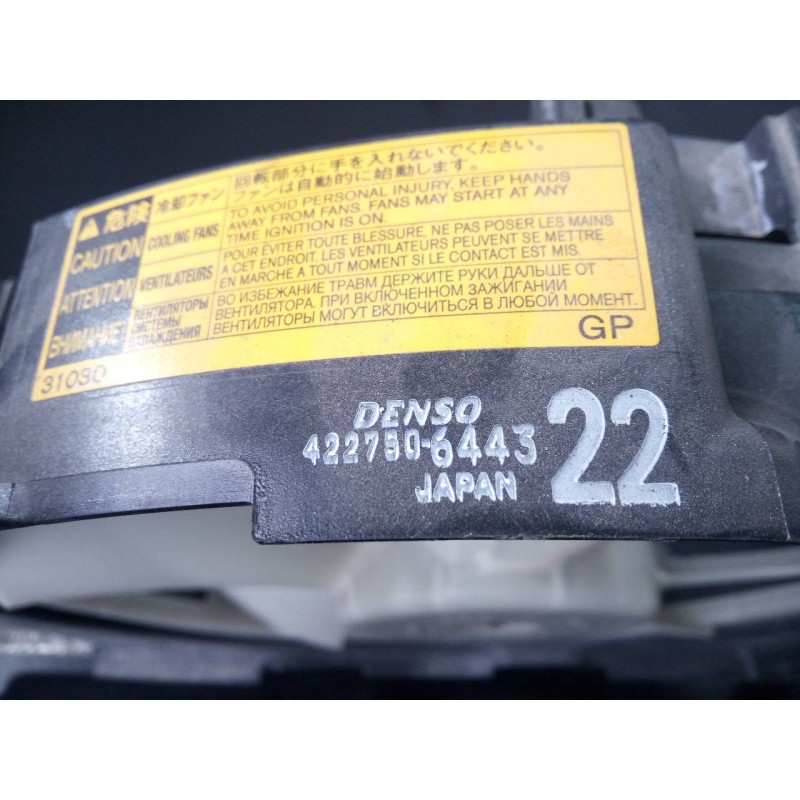 Recambio de electroventilador para toyota verso-s life referencia OEM IAM 4227506443  P2-B8-22