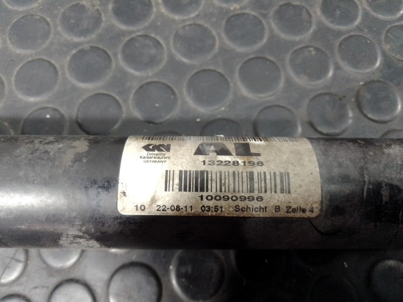 Recambio de transmision delantera derecha para opel insignia berlina cosmo referencia OEM IAM 13228196  P1-A6-20