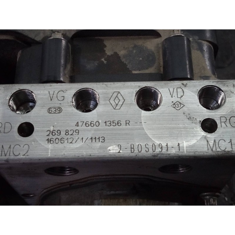 Recambio de abs para renault kadjar life referencia OEM IAM 476601356R 0265956527 P3-A8-4-4