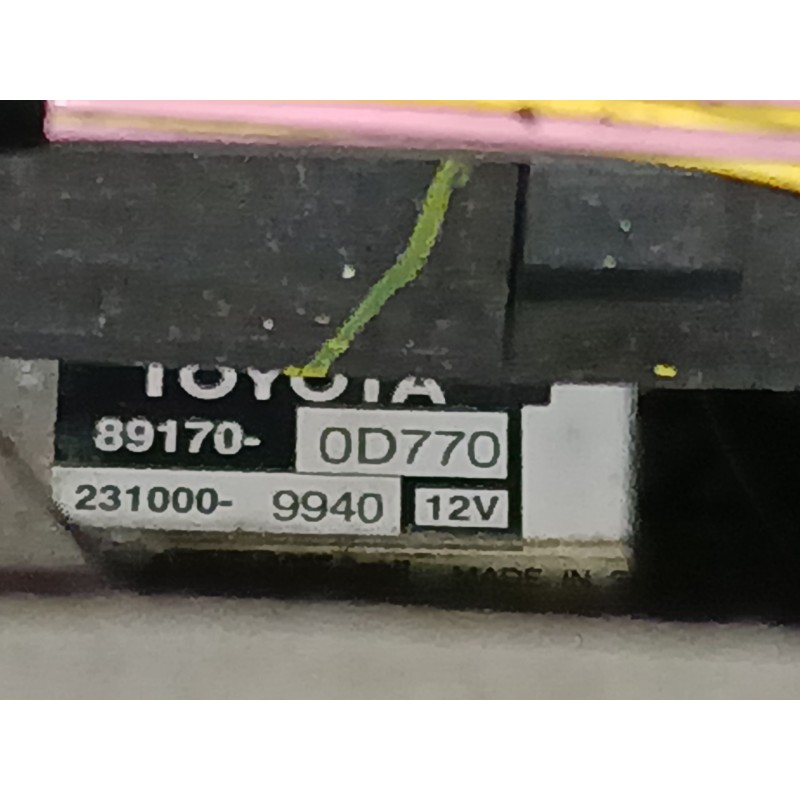 Recambio de kit airbag para toyota yaris (_p13_) 1.5 hybrid (nhp130_) referencia OEM IAM 891700D770 2310009940 