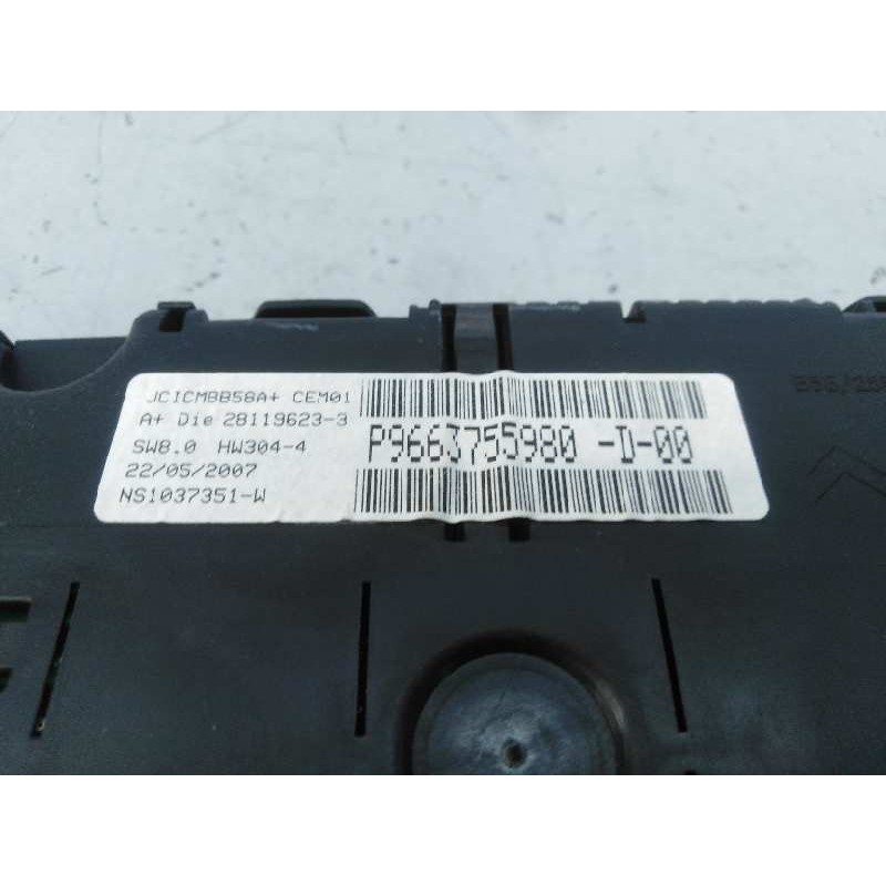 Recambio de cuadro instrumentos para citroën c4 grand picasso exclusive referencia OEM IAM 9663755980  E3-B2-34-4