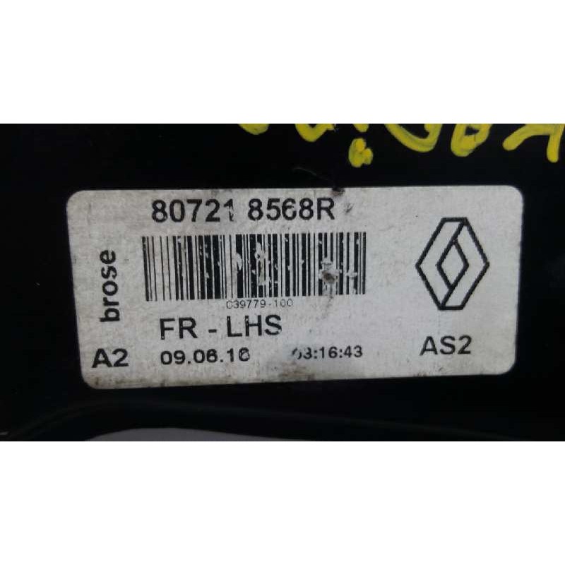 Recambio de elevalunas delantero izquierdo para renault kadjar life referencia OEM IAM 807218568R  E1-A1-40-2