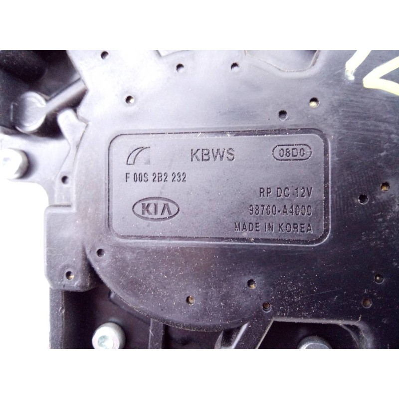 Recambio de motor limpia trasero para kia carens ( ) drive referencia OEM IAM 98700A4000  E2-B5-49-2