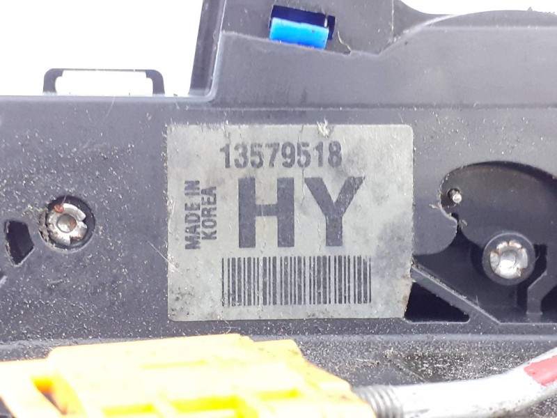 Recambio de cerradura puerta delantera izquierda para opel mokka selective referencia OEM IAM 13579518  E2-B6-4-1