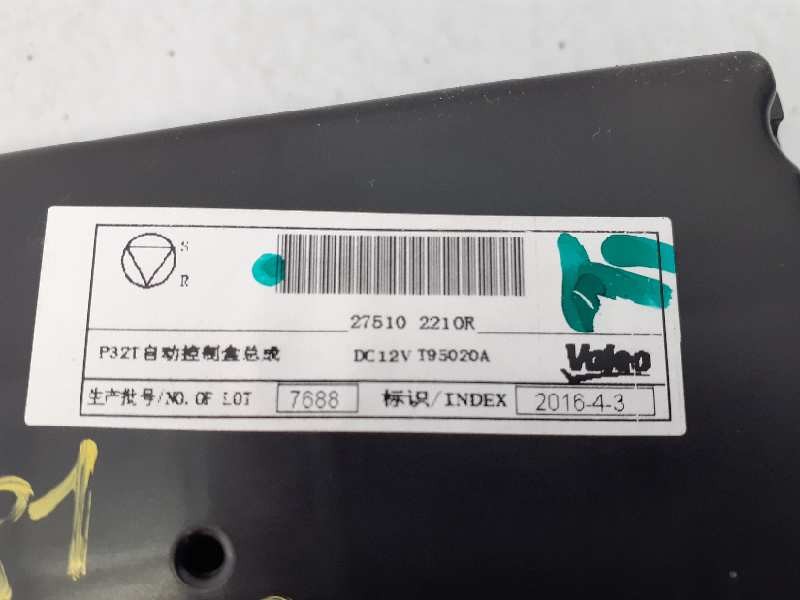 Recambio de mando climatizador para renault kadjar life referencia OEM IAM 275102210R  E2-A1-45-3