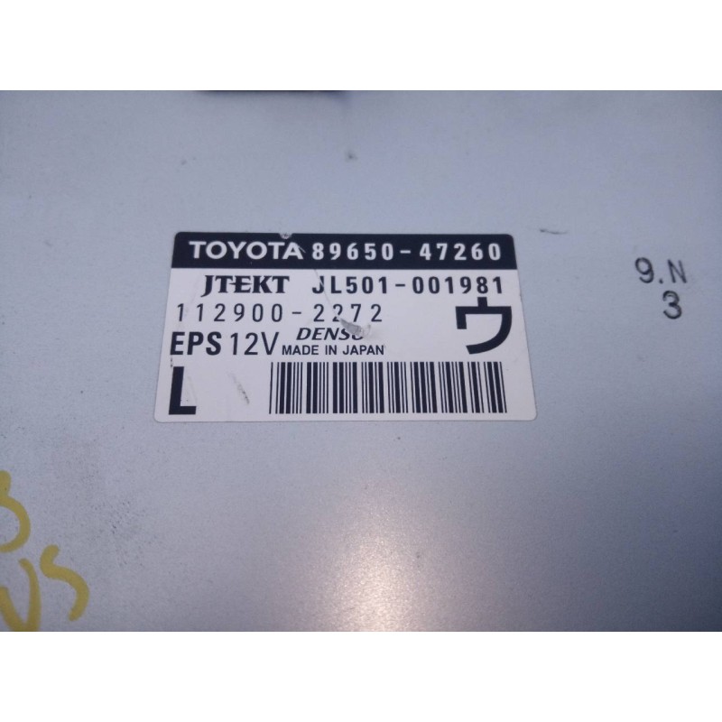 Recambio de centralita asd para toyota prius (nhw30) advance referencia OEM IAM 8965047260 JL501001981 E3-B2-14-1