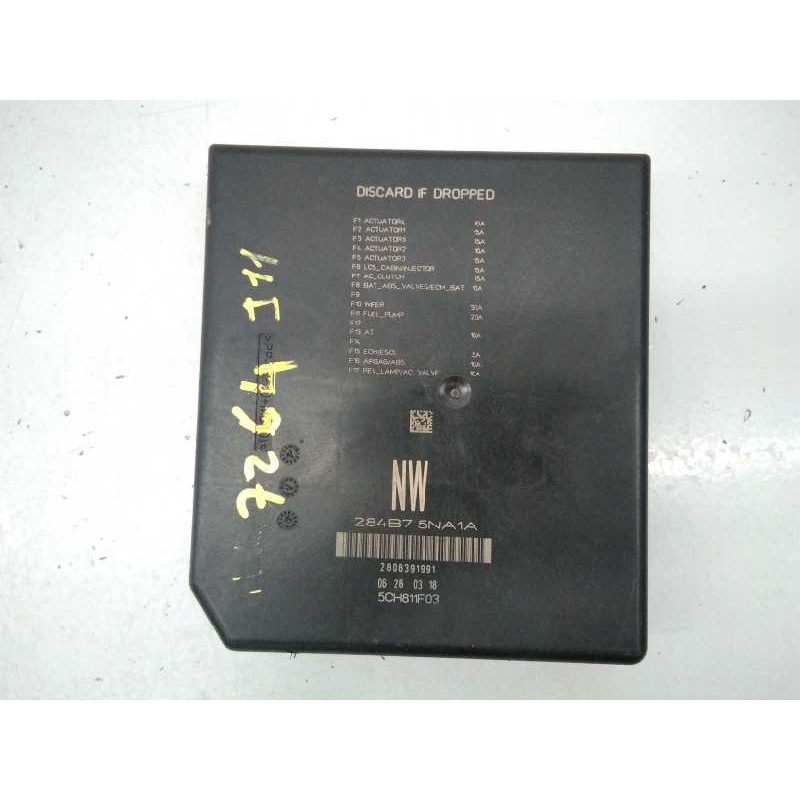 Recambio de caja reles / fusibles para nissan qashqai (j11) acenta referencia OEM IAM 284B75NA1A  E3-B4-38-2