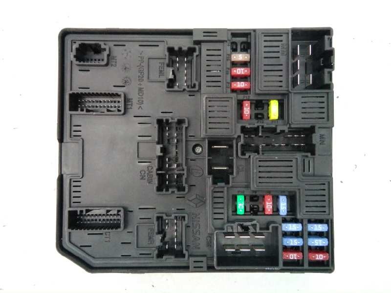 Recambio de caja reles / fusibles para nissan qashqai (j11) acenta referencia OEM IAM 284B75NA1A  E3-B4-38-2