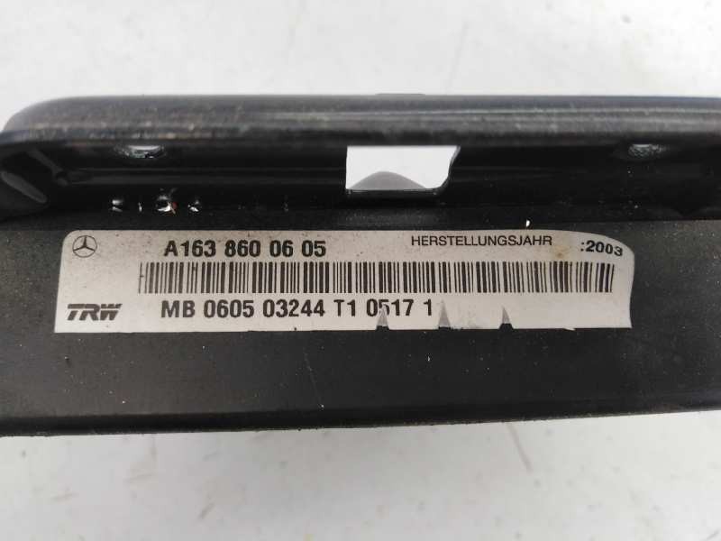 Recambio de airbag delantero izquierdo para mercedes-benz clase m (w163) 270 cdi (163.113) referencia OEM IAM A1638600605 MB0605