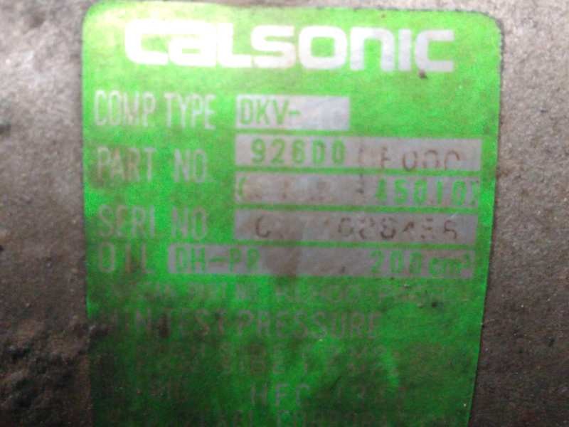Recambio de compresor aire acondicionado para nissan terrano/terrano.ii (r20) avenue referencia OEM IAM 92600 45010 P3-A2-14-2