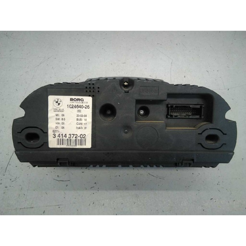 Recambio de cuadro instrumentos para bmw x3 (e83) 2.0d referencia OEM IAM 62103451581  E3-A2-30-2