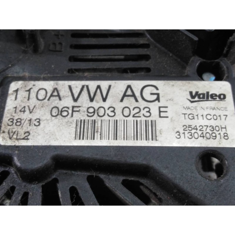 Recambio de alternador para skoda fabia (5j2 ) ambition referencia OEM IAM 06F903023E TG11C017 P3-A4-3-3