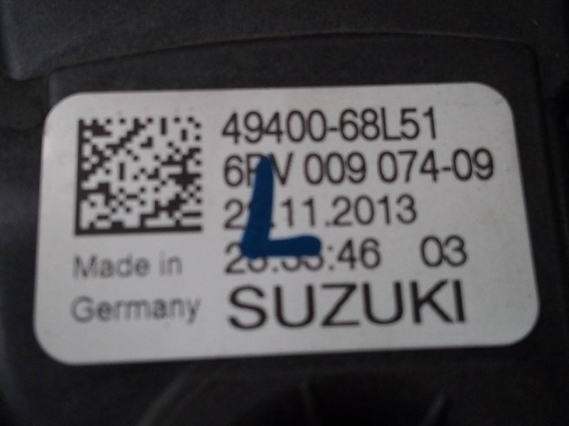 Recambio de pedal acelerador para suzuki sx4 gle 4x4 referencia OEM IAM 4940068L51  E3-B4-18-1